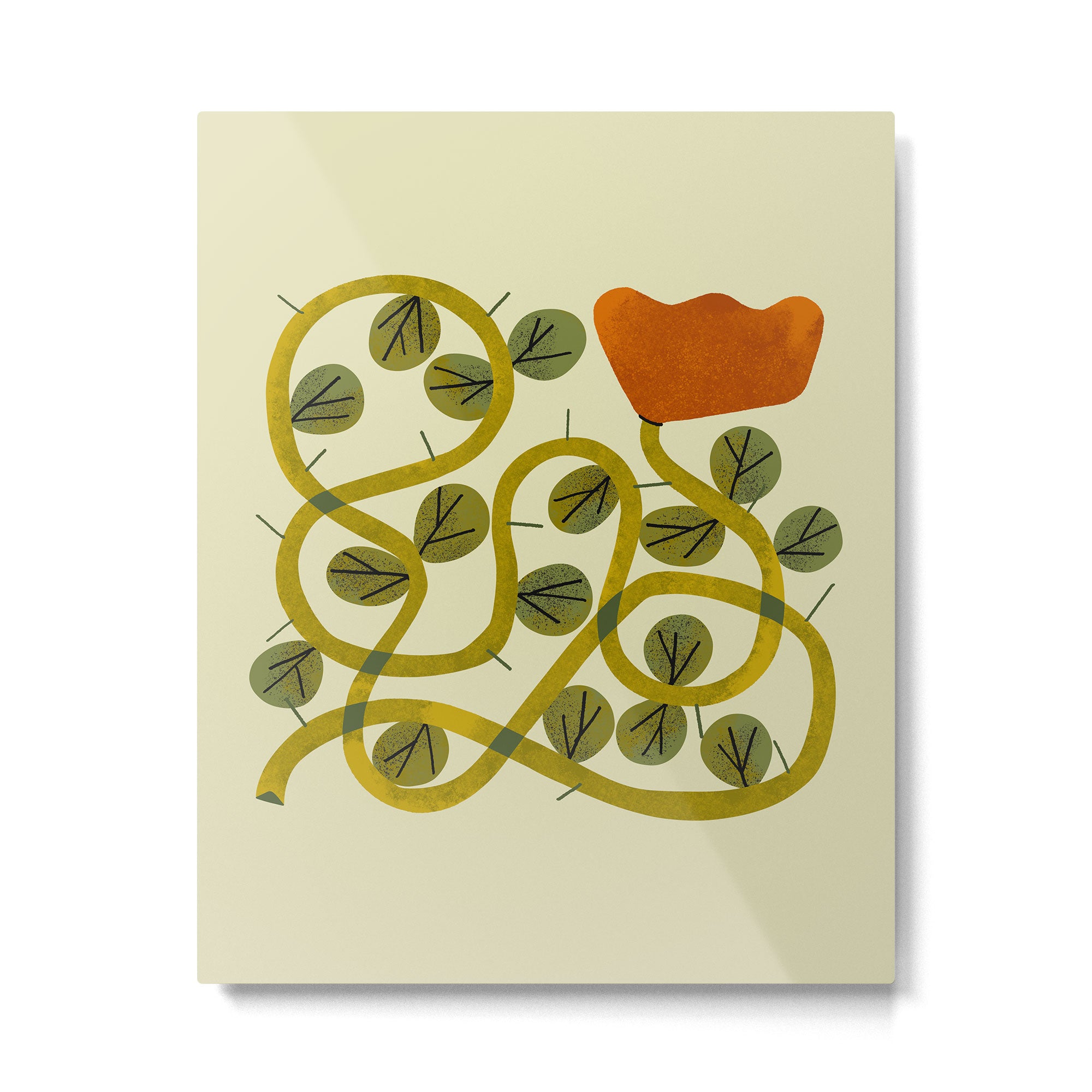 Bramble Rose Metal Print Gallery Image 6