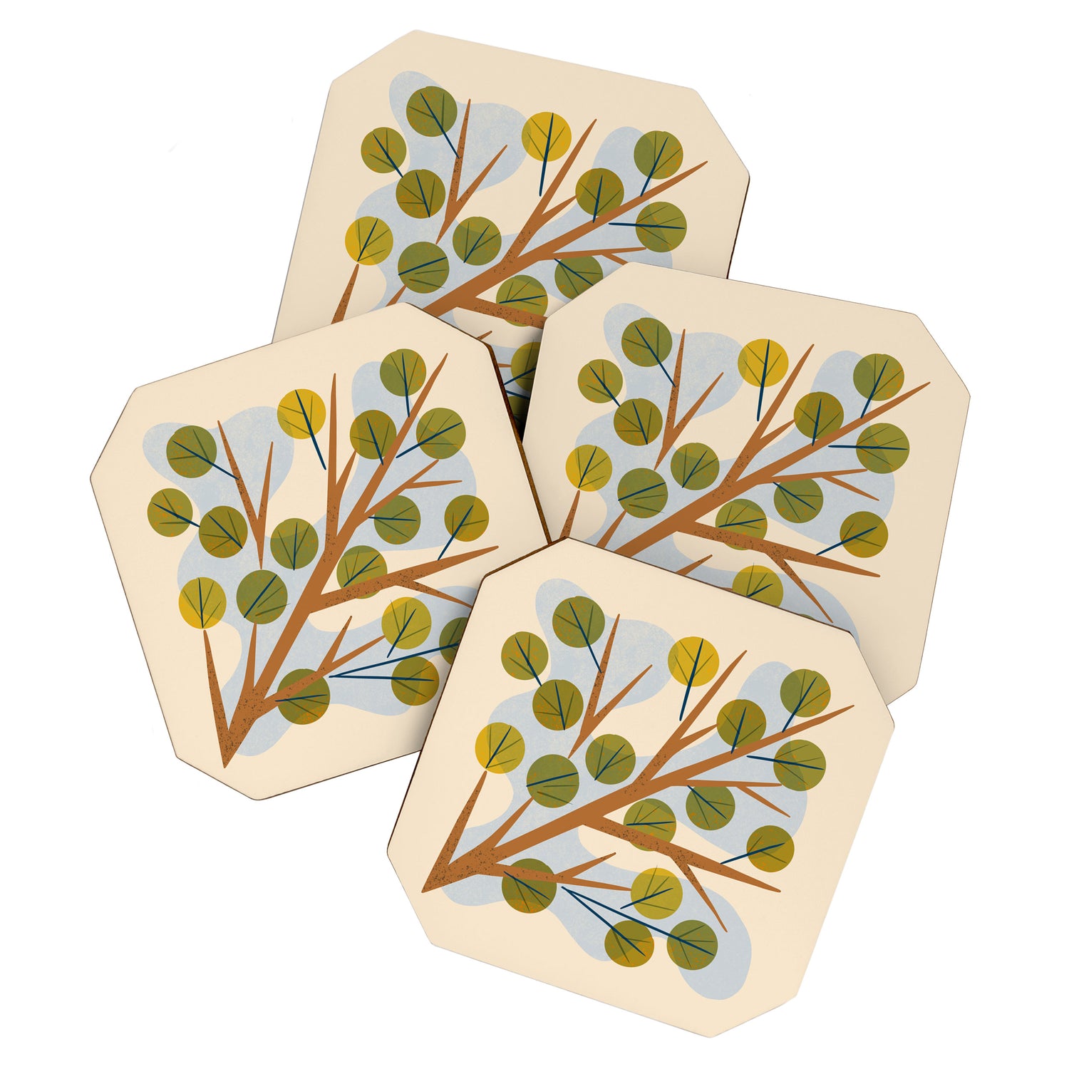 Branch and Leaves Coaster Gallery Image 1