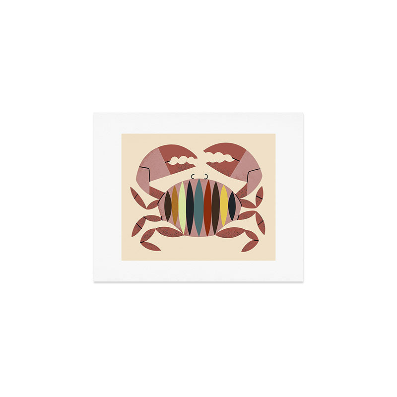 Color Crab Art Print Gallery Image 1
