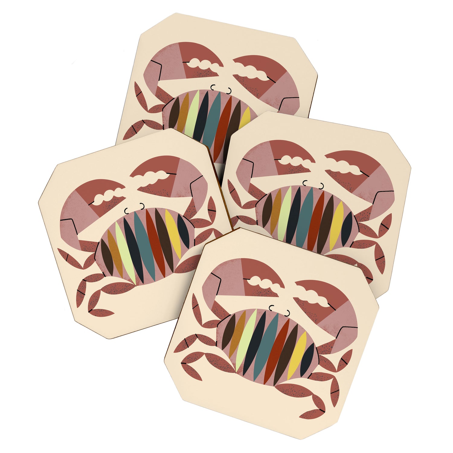Color Crab Coaster Gallery Image 1