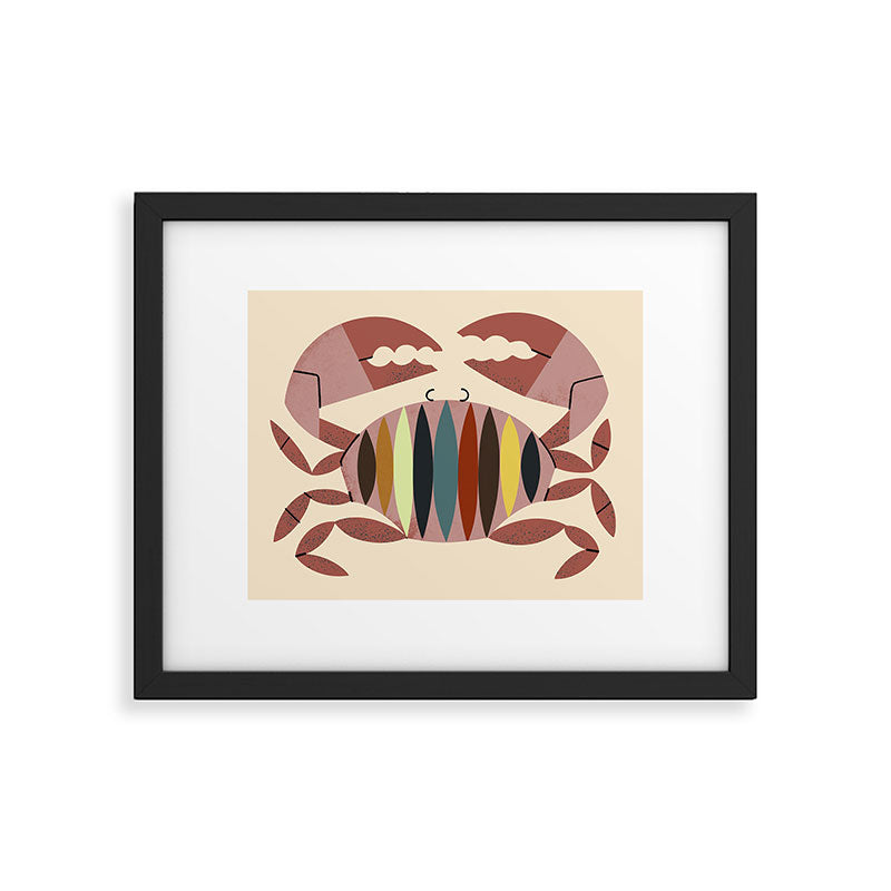 Color Crab Framed Art Print Gallery Image 6