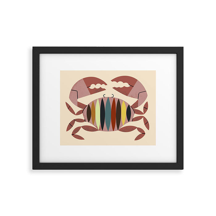 Color Crab Framed Art Print Gallery Image 1