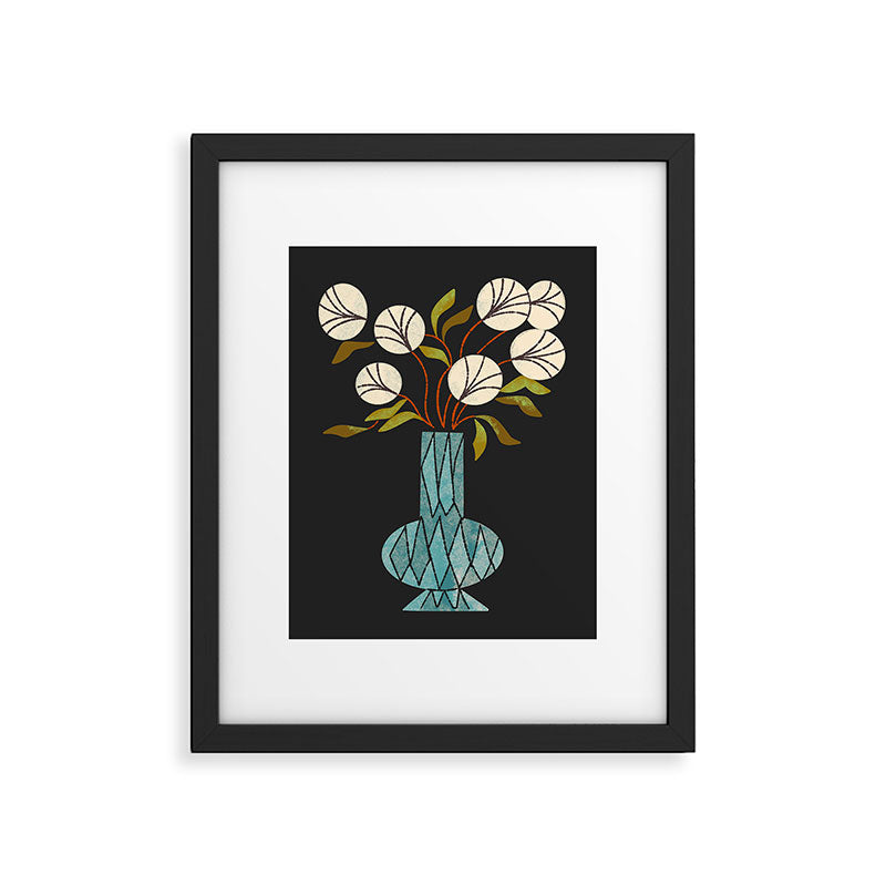 Crystal Vase Peonies Framed Art Print Gallery Image 5