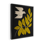 Dove and Branch Framed Canvas Print Gallery Image 2