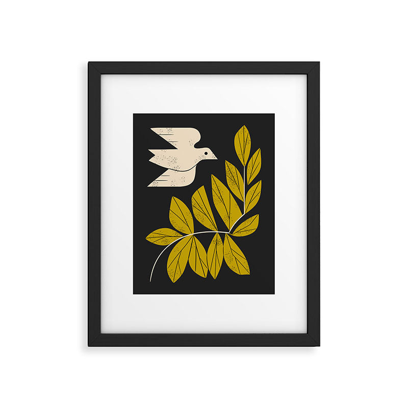 Dove and Branch Framed Art Print Gallery Image 4