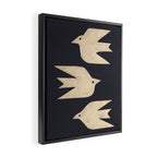 Doves In Flight Framed Canvas Print Gallery Image 2