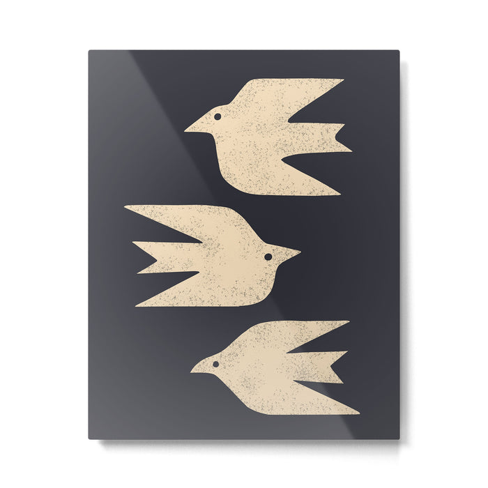 Doves In Flight Metal Print Gallery Image 1