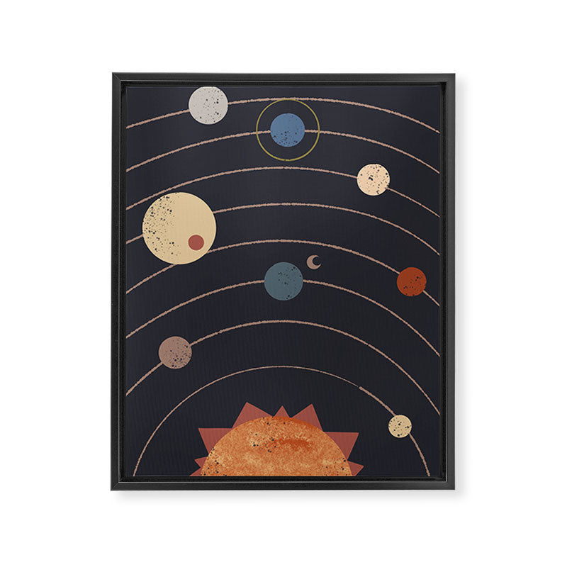 Equal Orbit Framed Canvas Print Gallery Image 6