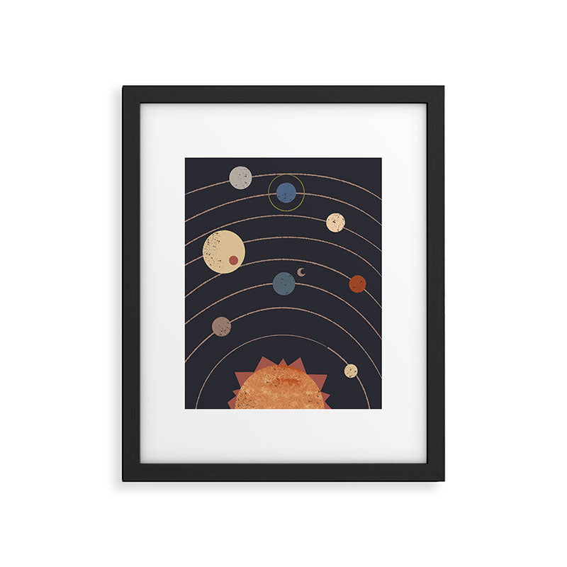 Equal Orbit Framed Art Print Gallery Image 5