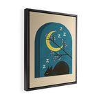 Evening Catnap Framed Canvas Print Gallery Image 2