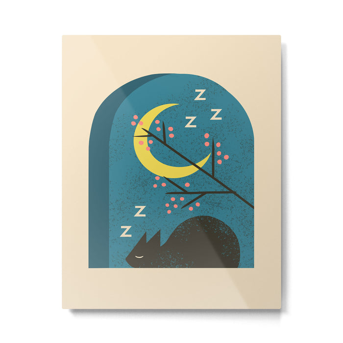 Evening Catnap Metal Print Gallery Image 1