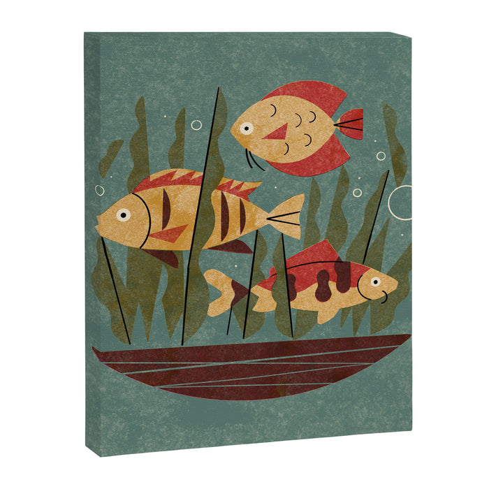 Fish and Seaweed Canvas Print Gallery Image 1