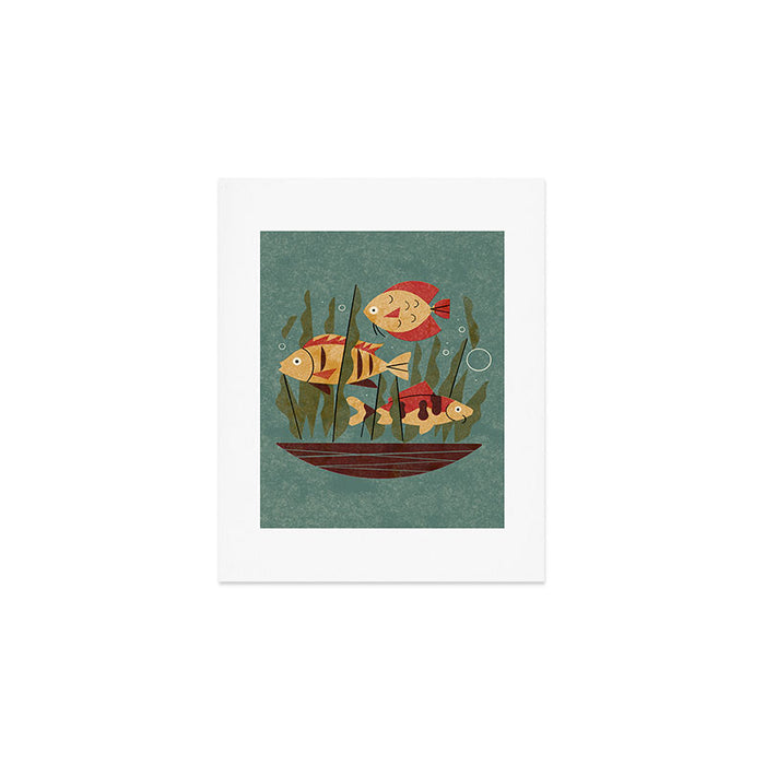 Fish and Seaweed Art Print Gallery Image 1