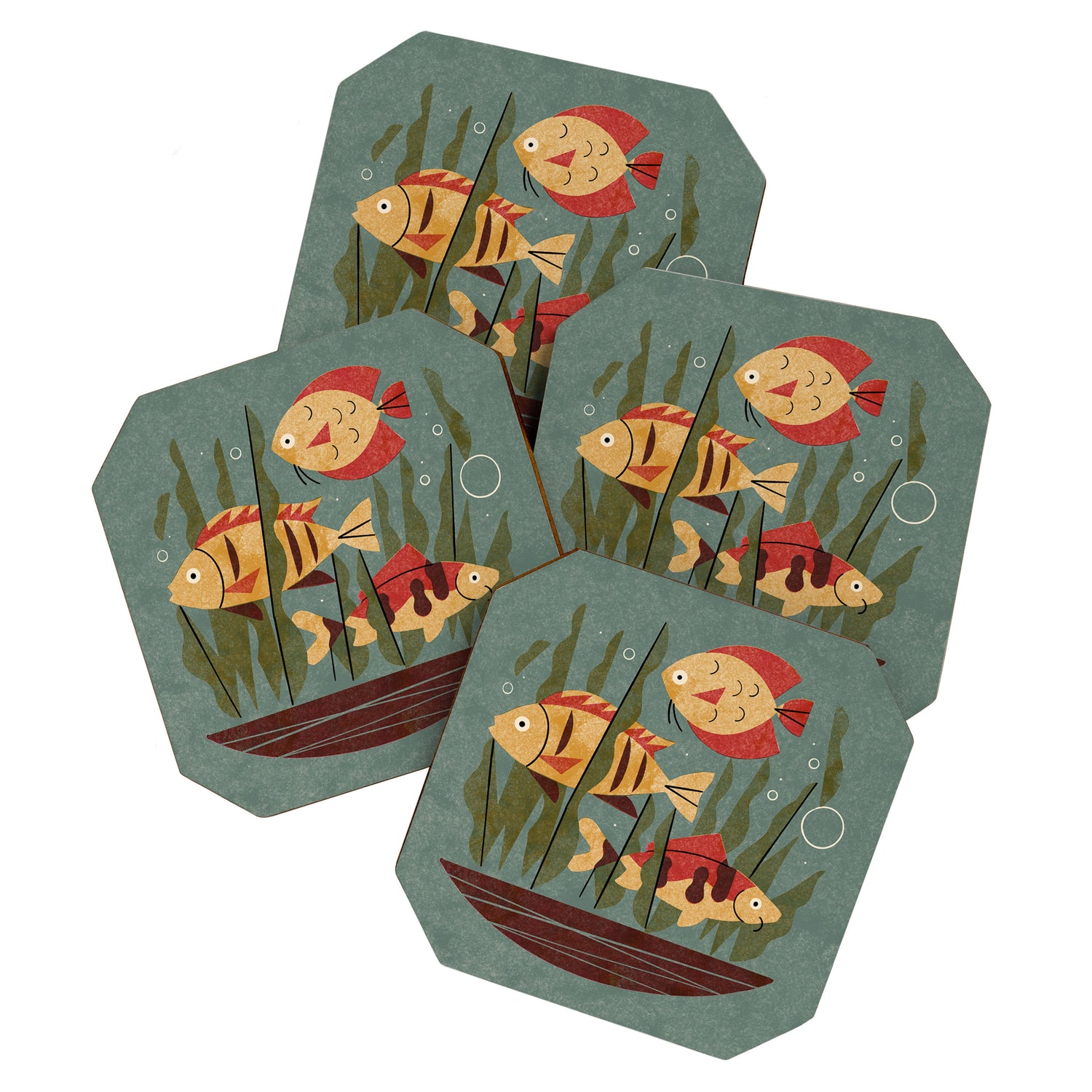Fish and Seaweed Coaster Gallery Image 1