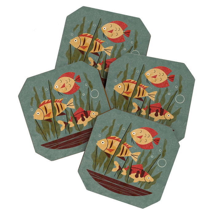 Fish and Seaweed Coaster Gallery Image 1