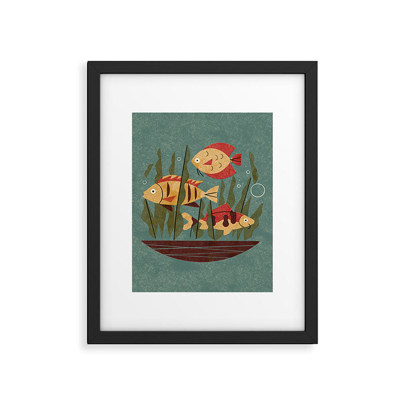 Fish and Seaweed Framed Art Print Gallery Image 6