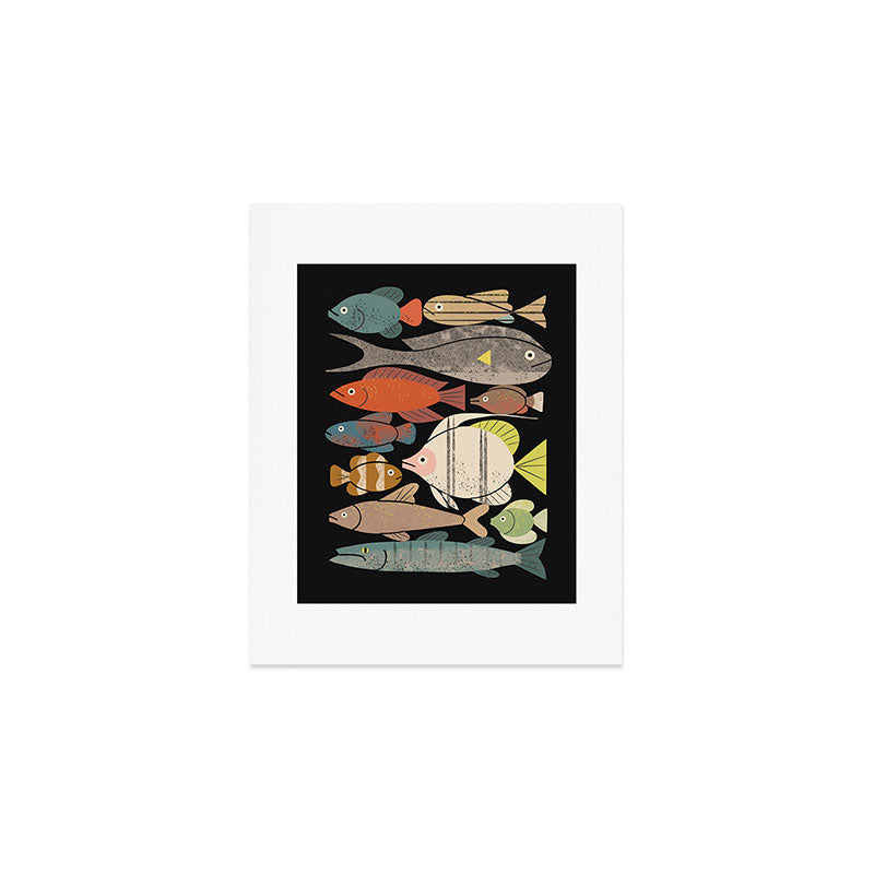 Fish Crowd No. 1 Art Print Gallery Image 1