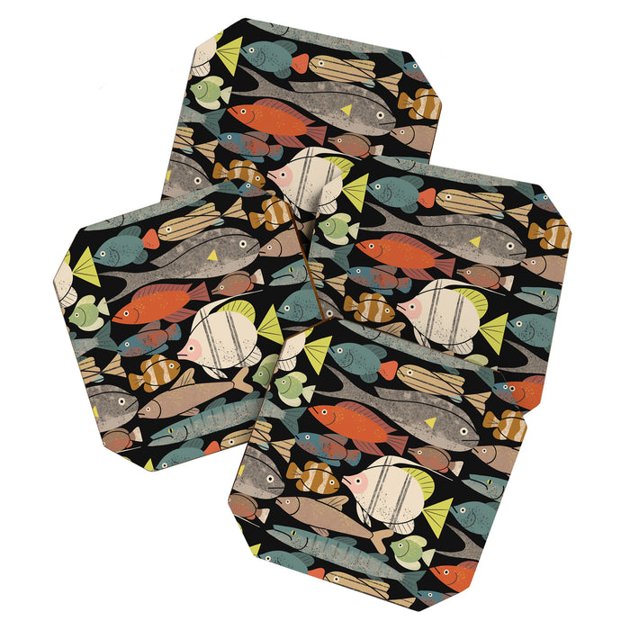 Fish Crowd No. 1 Coaster Gallery Image 1