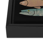 Fish Crowd No. 1 Framed Canvas Print Gallery Image 3