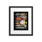 Fish Crowd No. 1 Framed Art Print Gallery Image 5