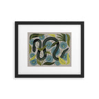 Floral Snake Framed Art Print Gallery Image 6
