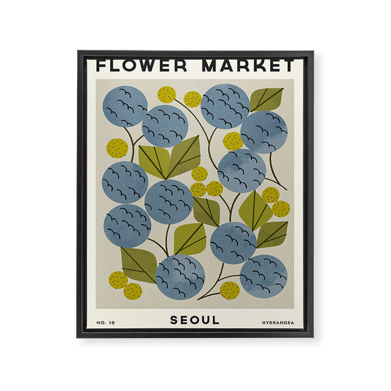 Flower Market No. 10 Framed Canvas Print Gallery Image 6