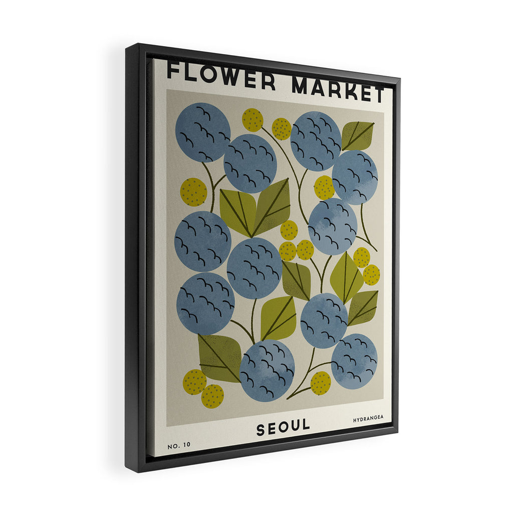 Flower Market No. 10 Framed Canvas Print Gallery Image 2
