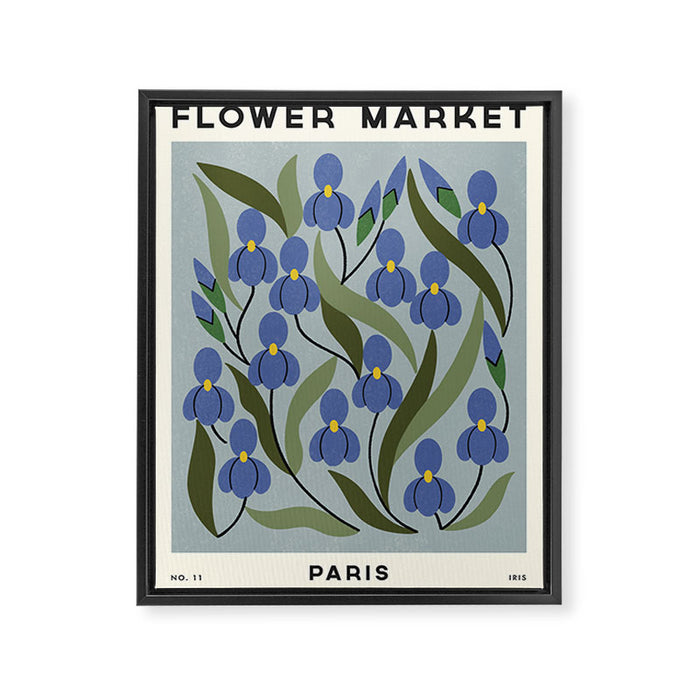 Flower Market No. 11 Framed Canvas Print Gallery Image 1