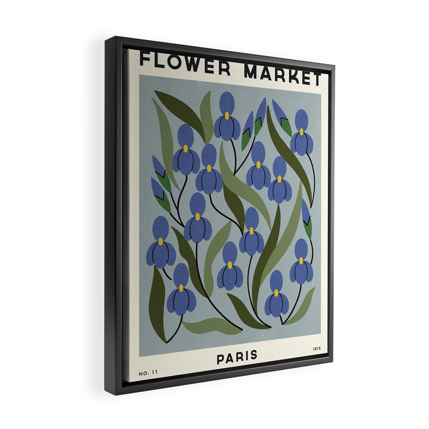 Flower Market No. 11 Framed Canvas Print Gallery Image 2