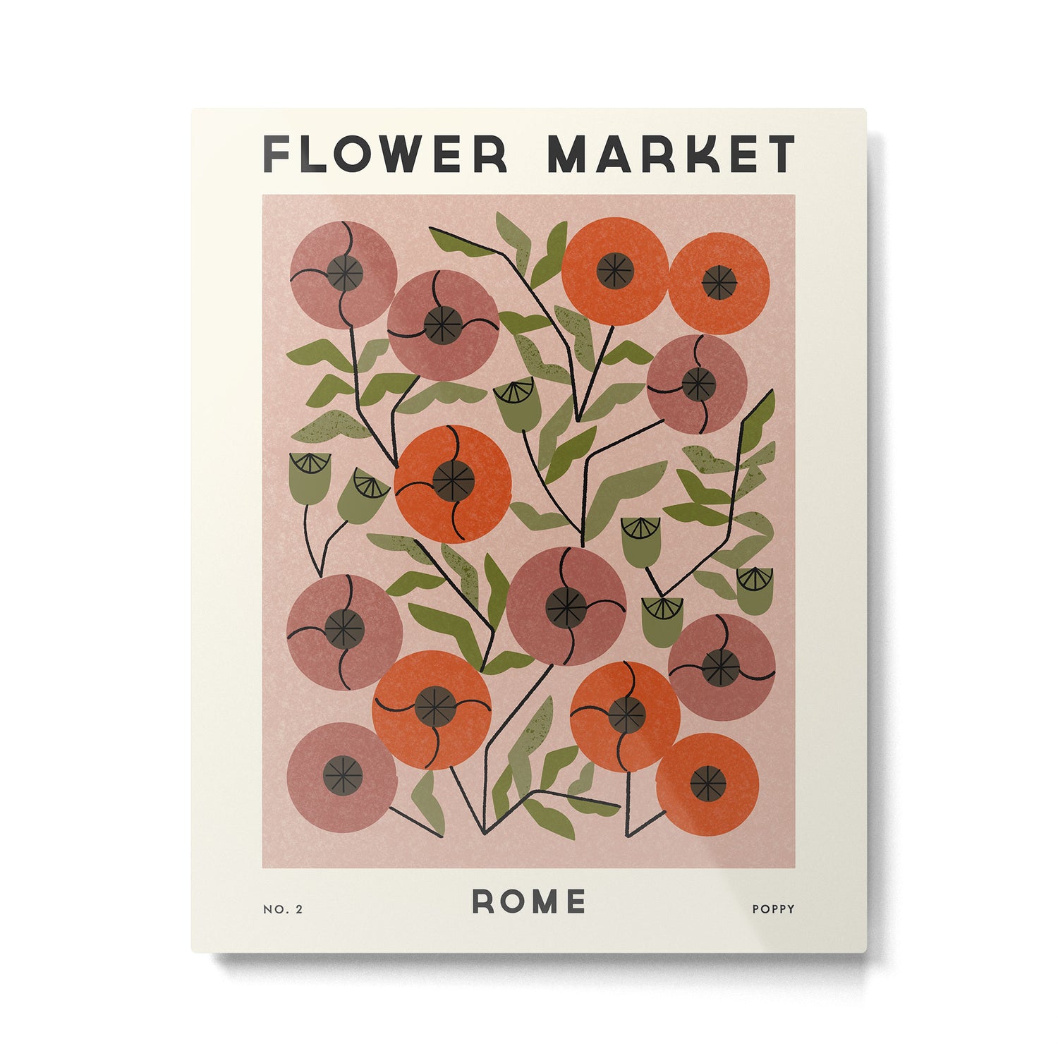 Flower Market No. 2 Metal Print Gallery Image 4