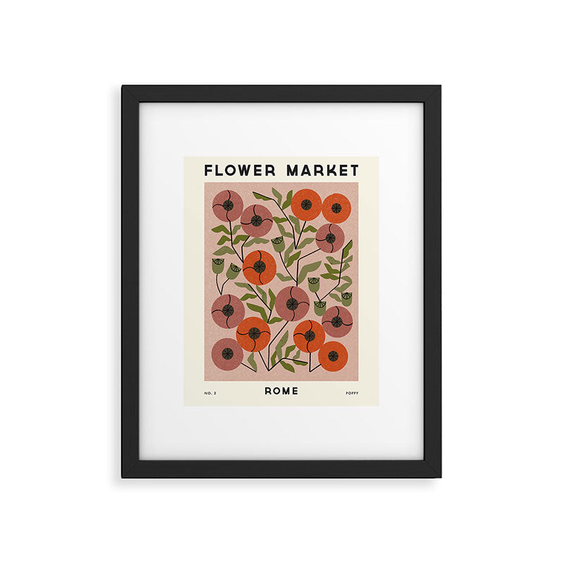 Flower Market No. 2 Framed Art Print Gallery Image 5