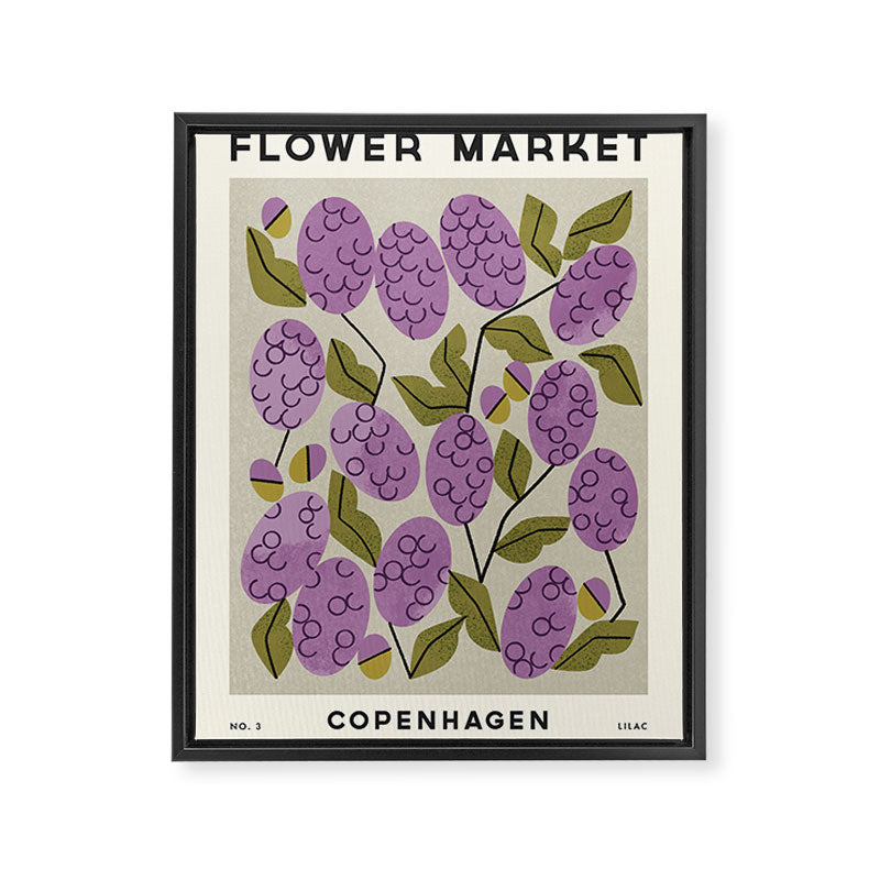Flower Market No. 3 Framed Canvas Print Gallery Image 6