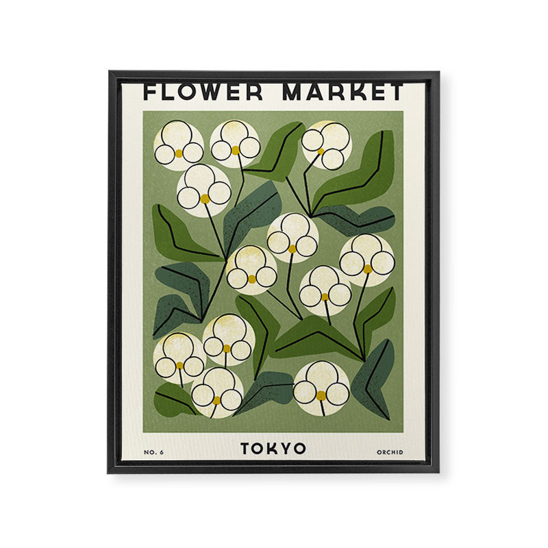 Flower Market No. 6 Framed Canvas Print Gallery Image 6