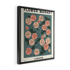 Flower Market No. 7 Framed Canvas Print Gallery Image 2
