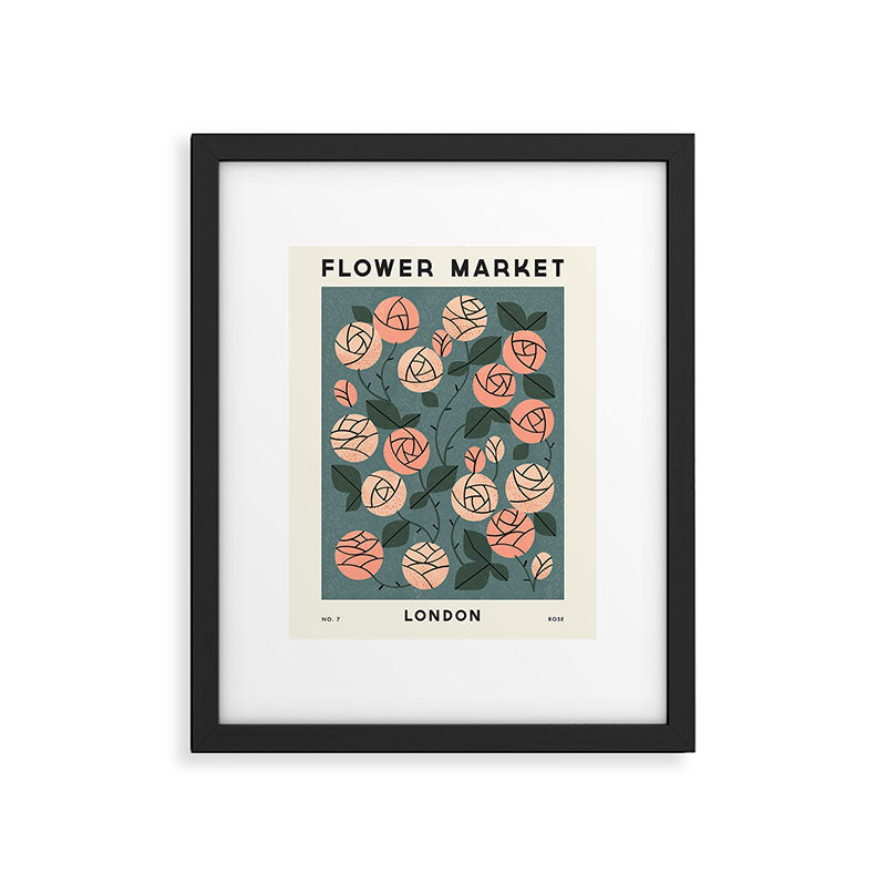 Flower Market No. 7 Framed Art Print Gallery Image 5