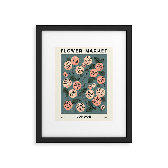 Flower Market No. 7 Framed Art Print Gallery Image 1