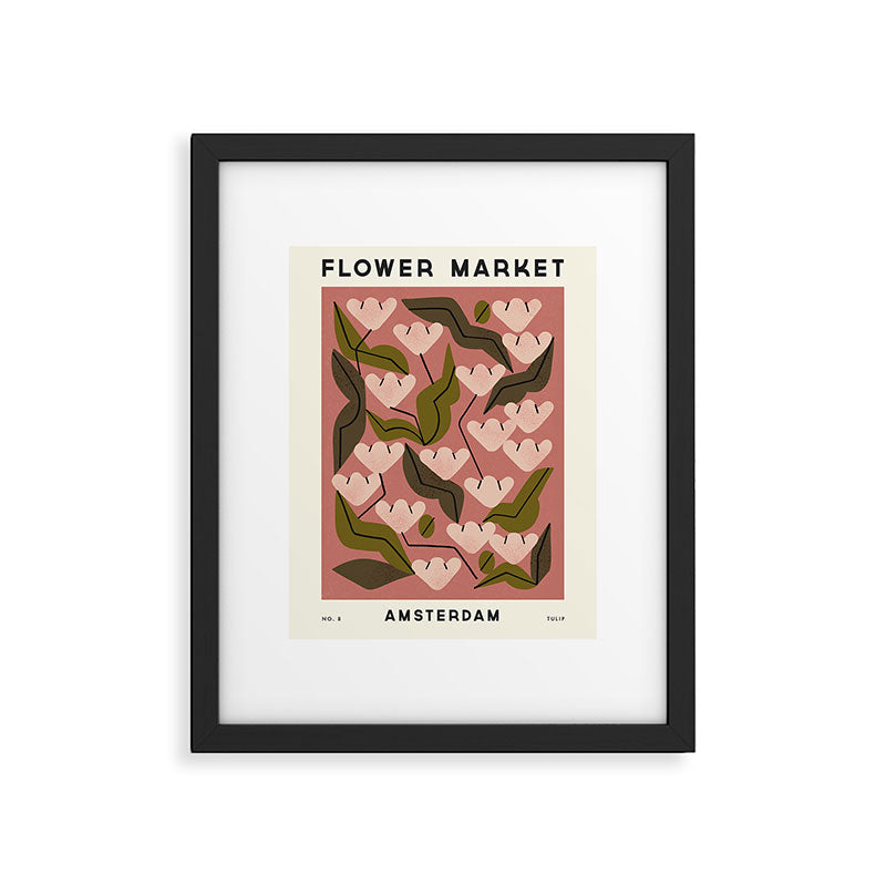 Flower Market No. 8 Framed Art Print Gallery Image 4
