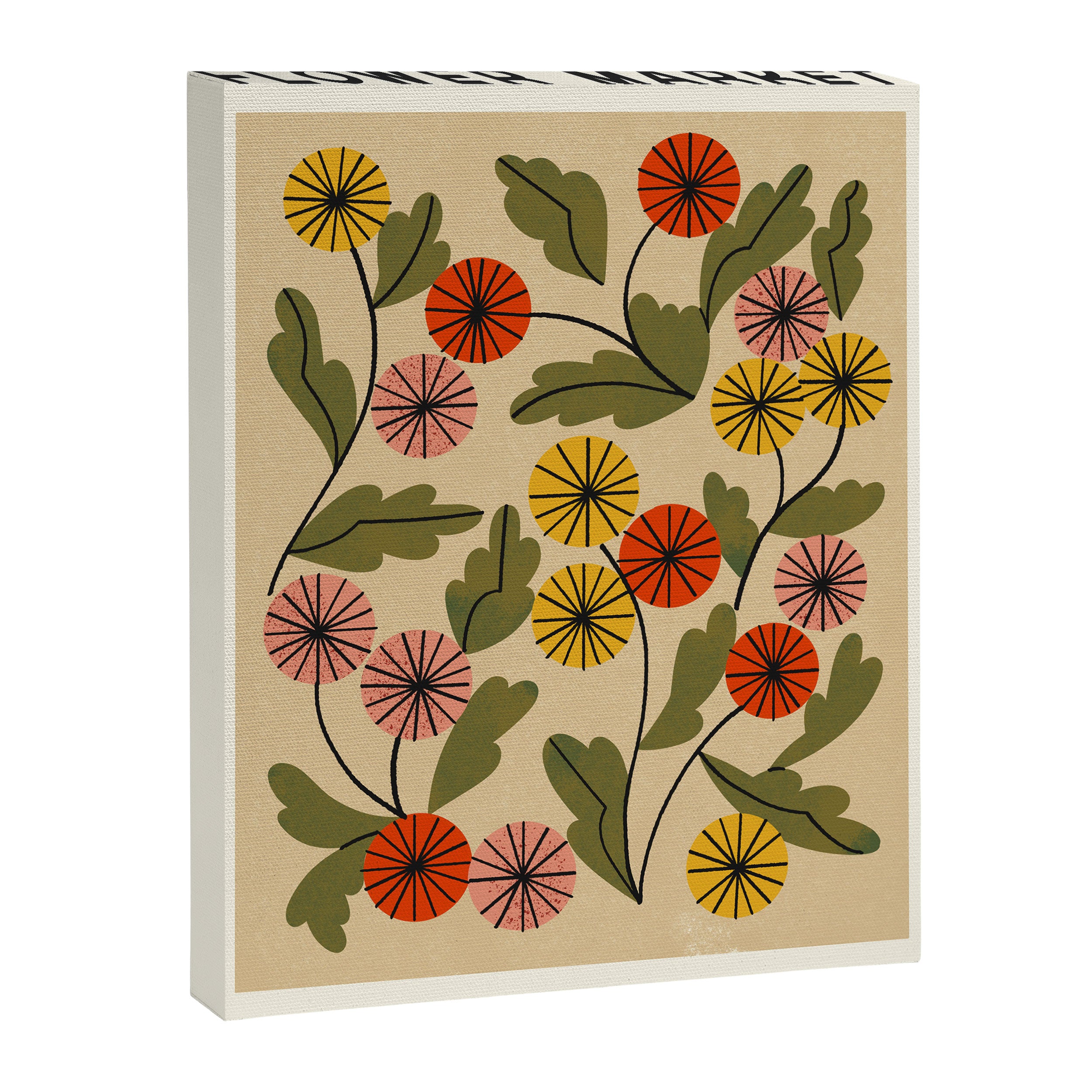 Flower Market No. 9 Canvas Print Gallery Image 6