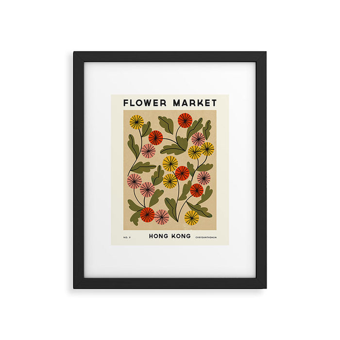 Flower Market No. 9 Framed Art Print Gallery Image 1