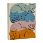 Four Cat Pile Canvas Print Gallery Image 6