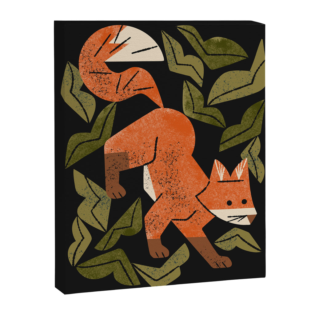 Fox In The Brush Canvas Print Gallery Image 6