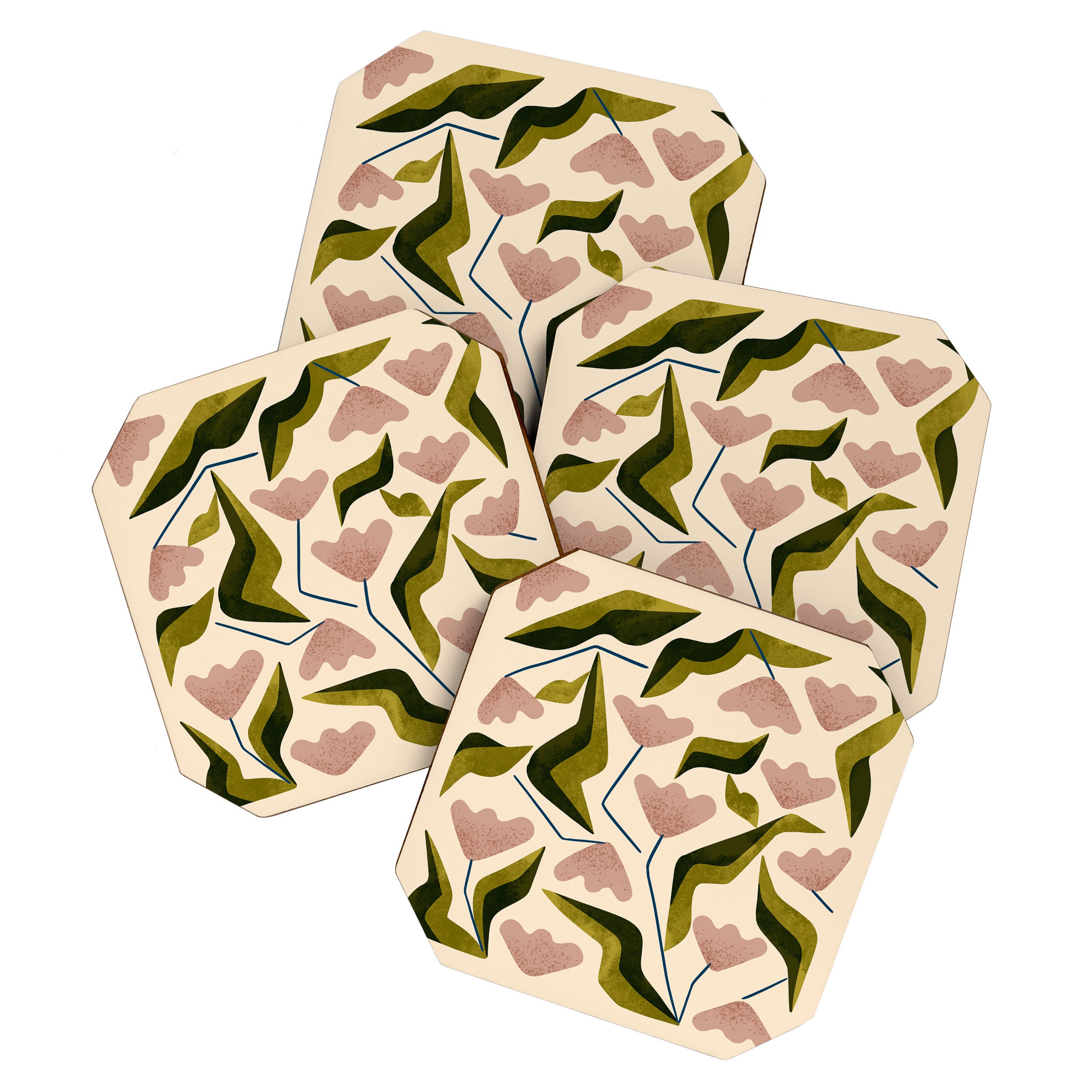 Funky Tulips Coaster Gallery Image 1