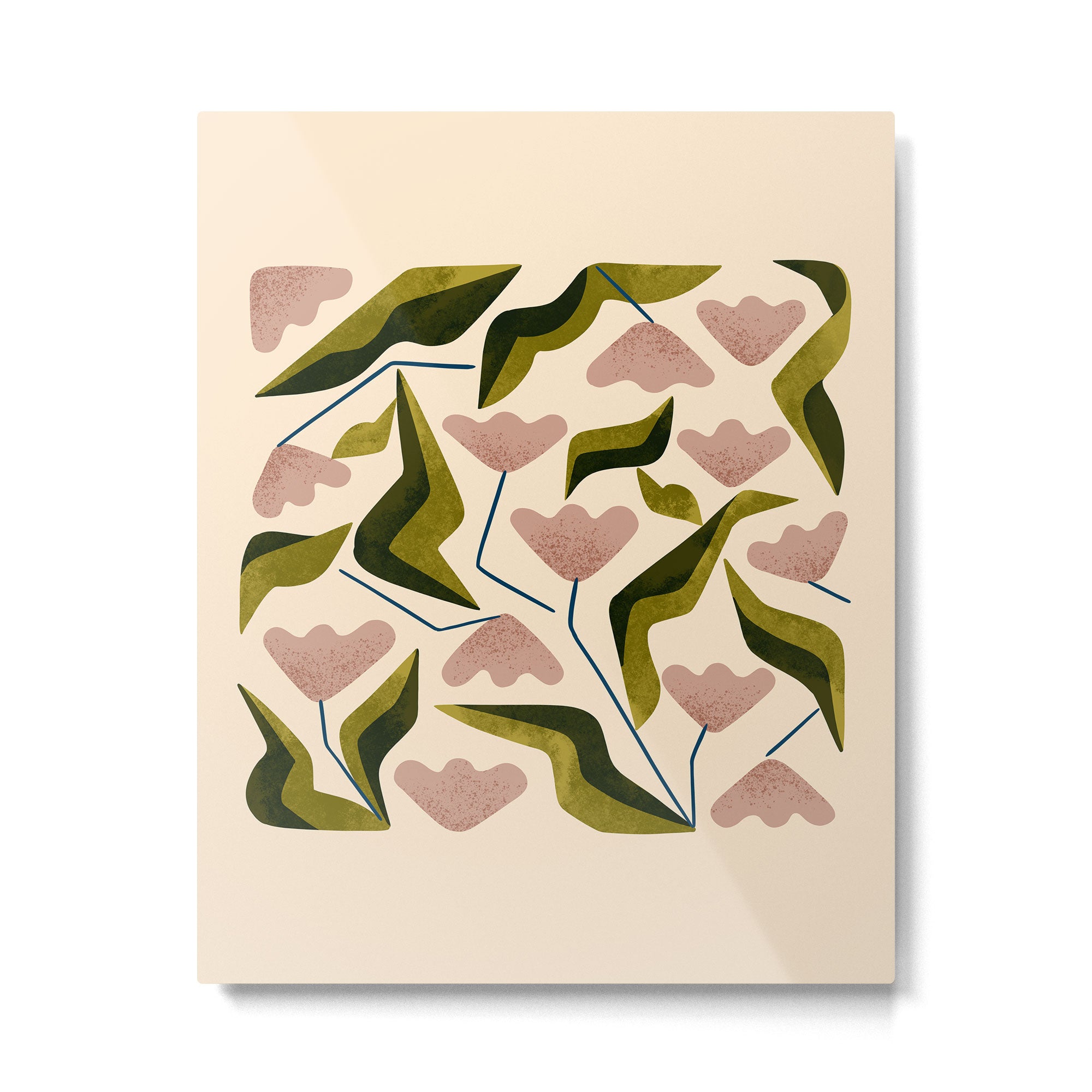 Funky Tulips Metal Print Gallery Image 6