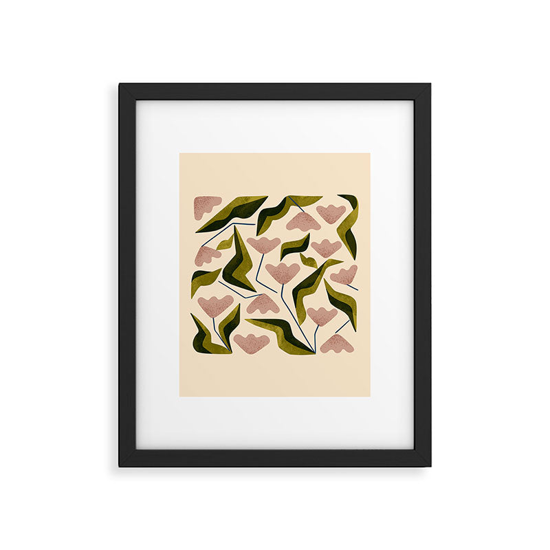 Funky Tulips Framed Art Print Gallery Image 4