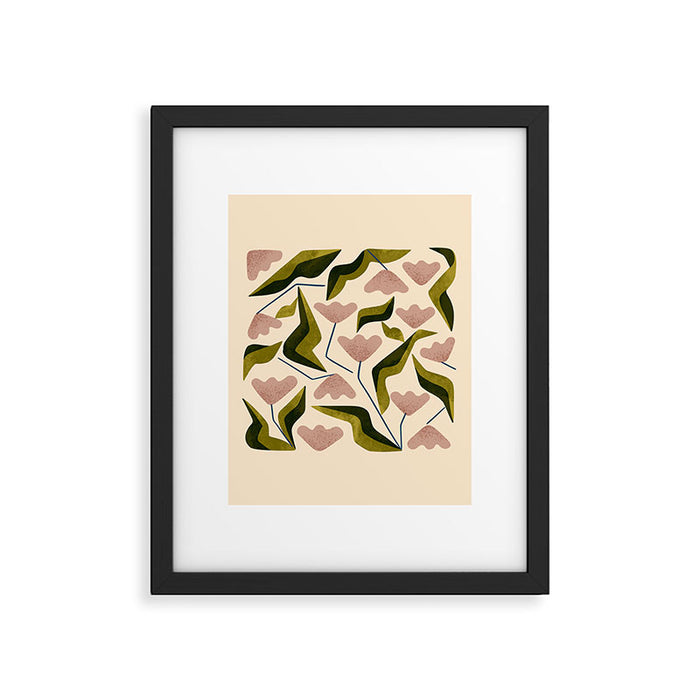 Funky Tulips Framed Art Print Gallery Image 1