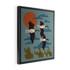 Geese Flying South Framed Canvas Print Gallery Image 2