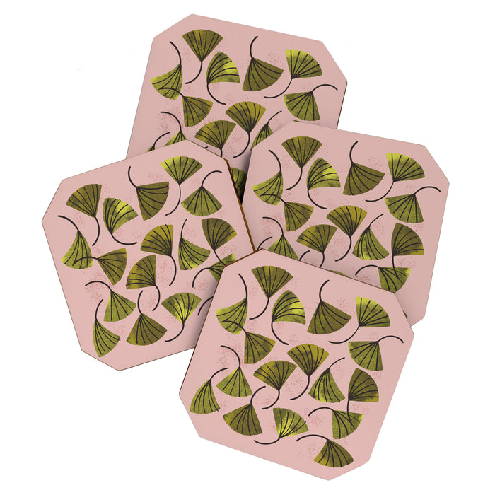 Ginkgo Leaves Coaster Gallery Image 1
