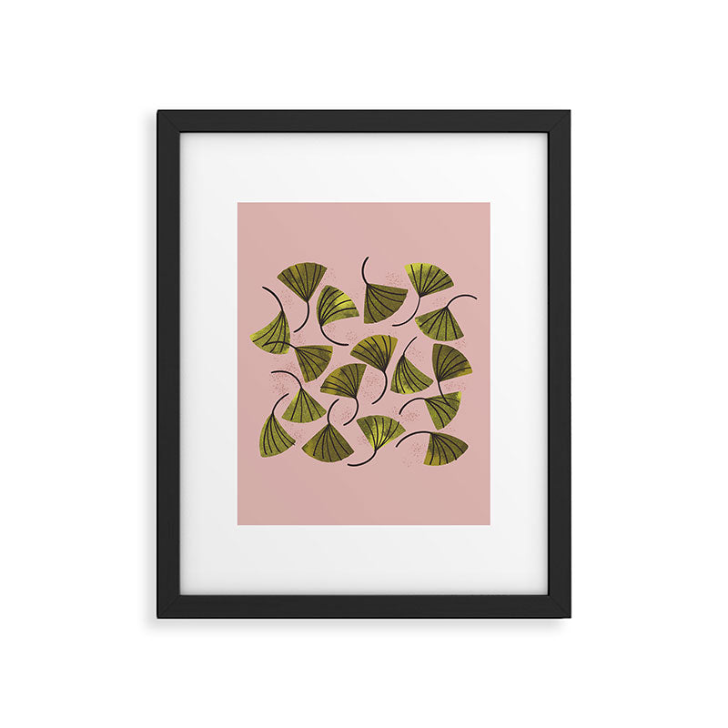 Ginkgo Leaves Framed Art Print Gallery Image 6