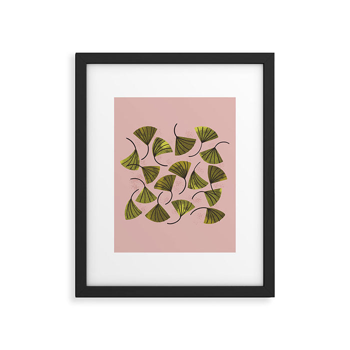 Ginkgo Leaves Framed Art Print Gallery Image 1