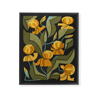 Gold Garden Iris Framed Canvas Print Gallery Image 6
